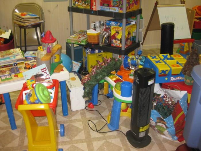 Large selection of toys and games