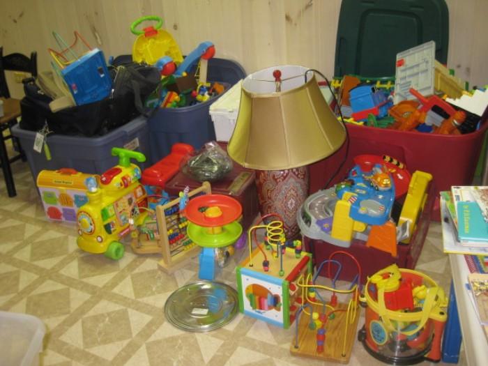 Large selection of toys and games