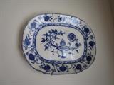 BLUE AND WHITE PLATTER