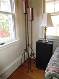 WROUGHT IRON CANDLE STICKS