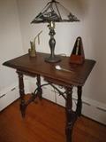 Vintage table, vintage metronome