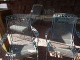 VINTAGE WROUGHT IRON PATIO SET