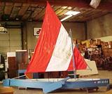 16 foot custom made sailboat