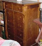 Antique oak highboy