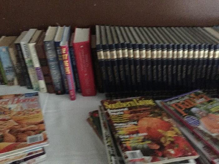 Tons of Cook Books and Assorted Books & Magazines