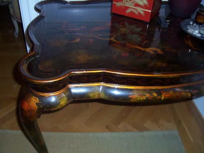 Painted Chinese Coffee Table $450