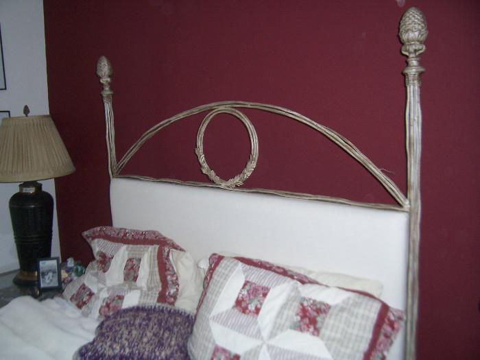 Queen size Hand Forged Iron Bed $750