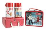 2 Pc. Vintage  Annie Lunch Box Lot w/ Thermos