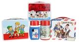 3 Pc. Vintage Patriotic Lunch Box Lot w/ Thermos