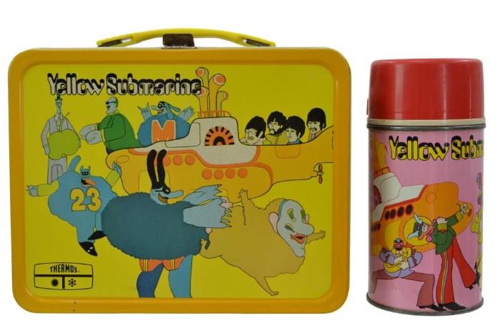 Vintage 1968 Yellow Submarine Lunchbox