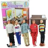 1973 Kenner O.S.I Headquarters & Five Doll Lot