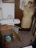 canvas dress form - flat ironing table