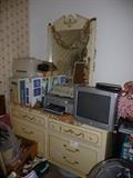 white french provincial dresser - computer items and supplies