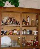 tiny liqueur bottles , There are other Corelle  dishes 