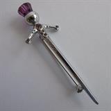 'Mizpah' SCOTTISH Broadsword Brooch