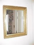 Gold leaf mirror