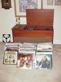 Stromberg Carlson stereo and lots of LPs