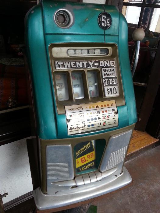 Vintage Mills slot machine