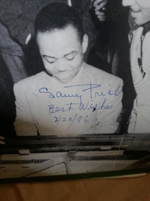 Signed Sammy Price record album