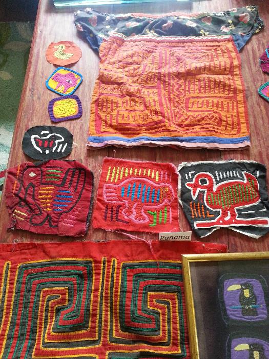 Nice textiles all handmade from Panama