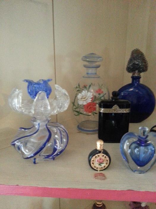 Vintage perfume bottle collection