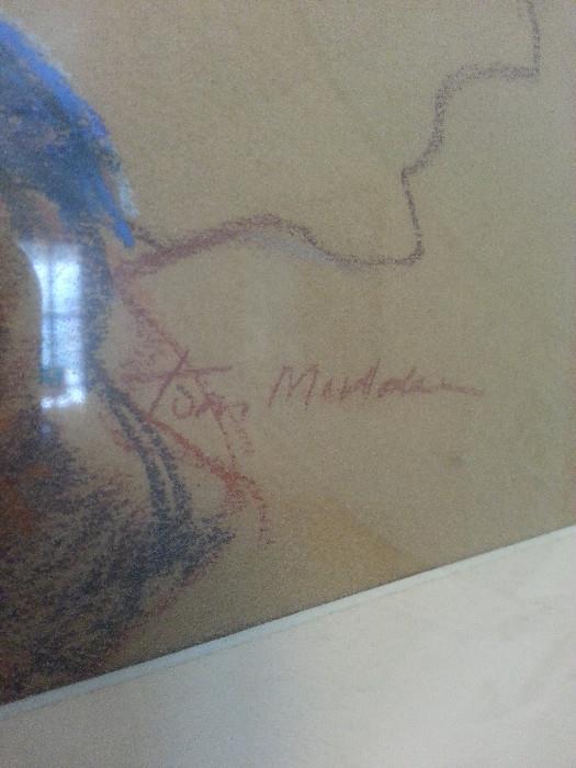 Signature of artist