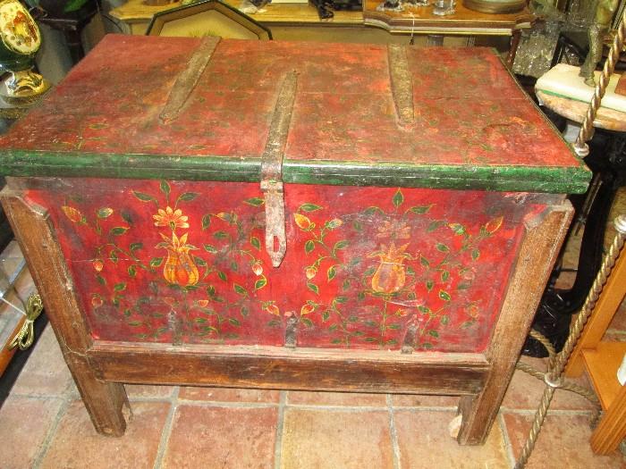 250 yr old Tibetan chest