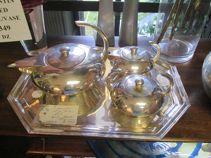vintage deco tea set