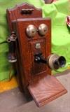 oak wall telephone