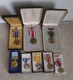 Various US Medals incl WW2, Korea, Vietnam