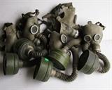 Group of Vintage Gas Masks- Great for your next Zombie Party