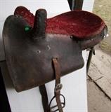 1880 Ladies Leather Side Saddle