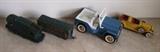 20s Lionel Engine & Car with 60s Tonka Jeep & Hubley All Metal Model of 30s Sedan