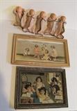 Part of a Good Dionne Quints Collection including the 5 Painted Bisque Quints Babys