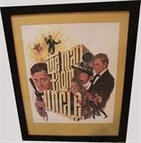 1966 Original NBC TV Promo Poster in Professional Frame