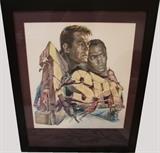 1966 Original NBC TV Promo Poster in Professional Frame