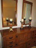 DRESSER WITH MIRRORS