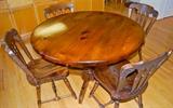 ETHAN ALLEN CHAIRS AND NICE ROUND TABLE