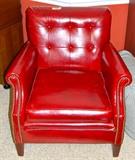 RED LEATHER CHAIR