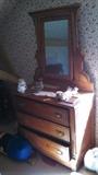 Antique Dresser & Mirror
