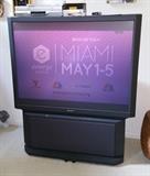 Large TV (size: 48w 25d 56t) ONLY $75 works great - no room on move