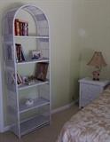 White wicker Bookcase $135 (25w 12d 76t)
