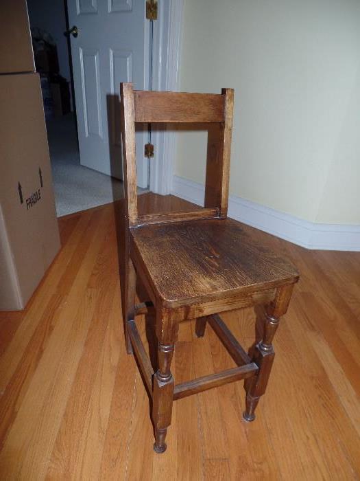 antique wood chair