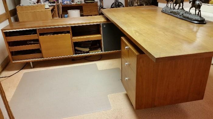 Herman Miller Executive Desk designed by George Nelson--Mid century