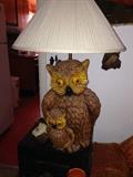 Owl lamps...we have more than a few...