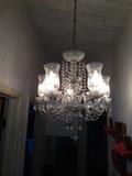 Nice light fixture in the hall