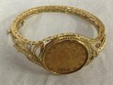 Ornate 14K Gold Bracelet
