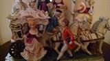 CLOSE UP.... COACH AND HORSE FIGURINES