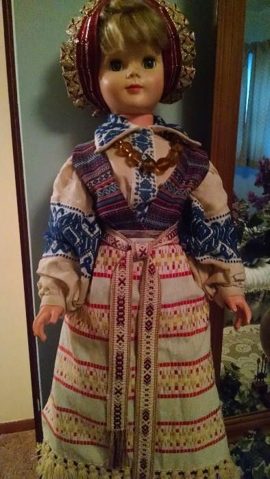 #2...LARGE STAND UP LITHUANIA DOLL