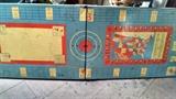 VINTAGE METAL MONOPOLY (??) GAME TABLE